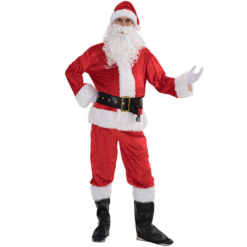 Premium Santa Claus Costume Suit – Complete Holiday Outfit for Men/Women