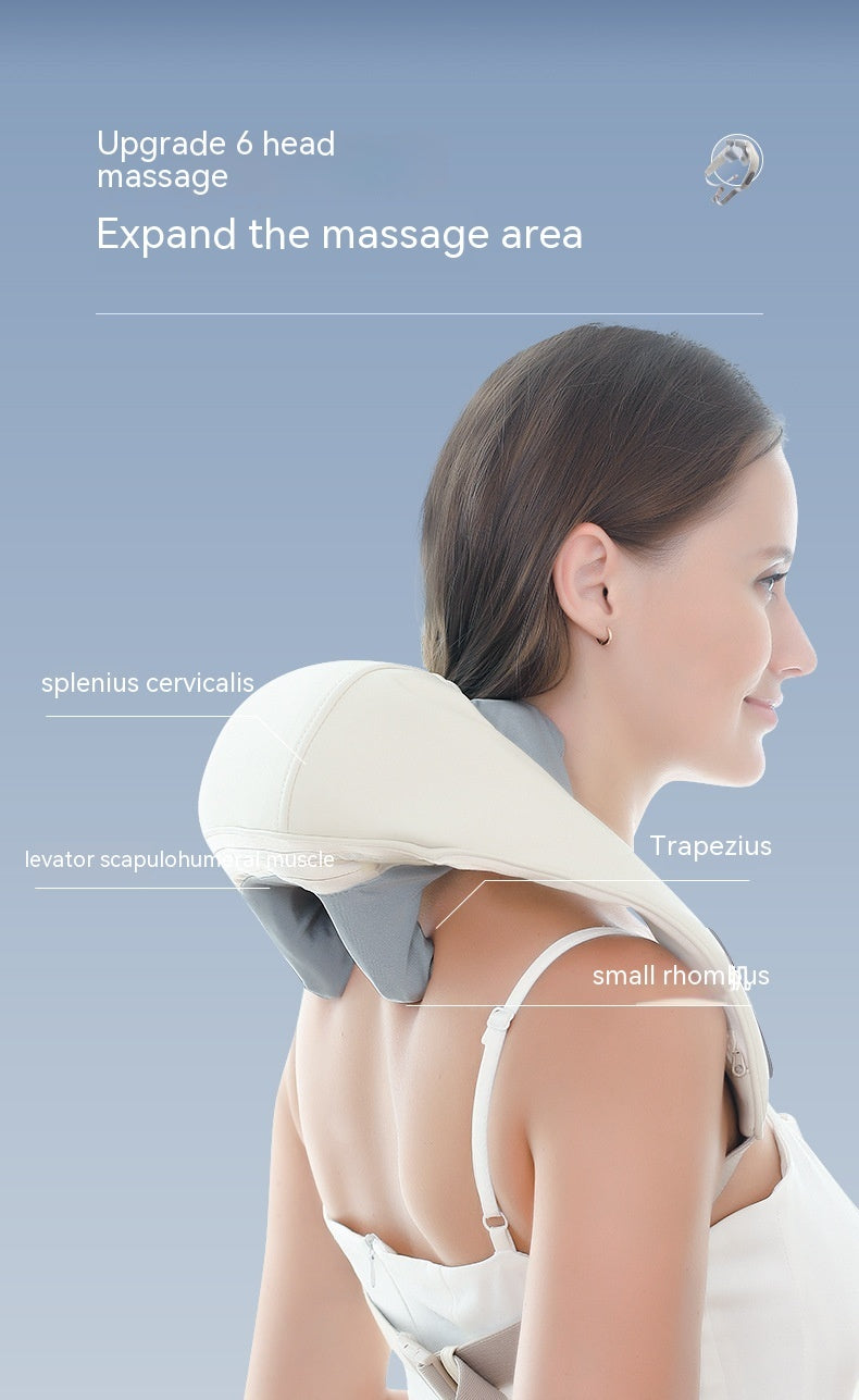 Shoulder And Neck Massage Instrument Neck Massager Neck Lifting Hot Compress Dredging Neck Trapezoid Muscle Clip Kneading