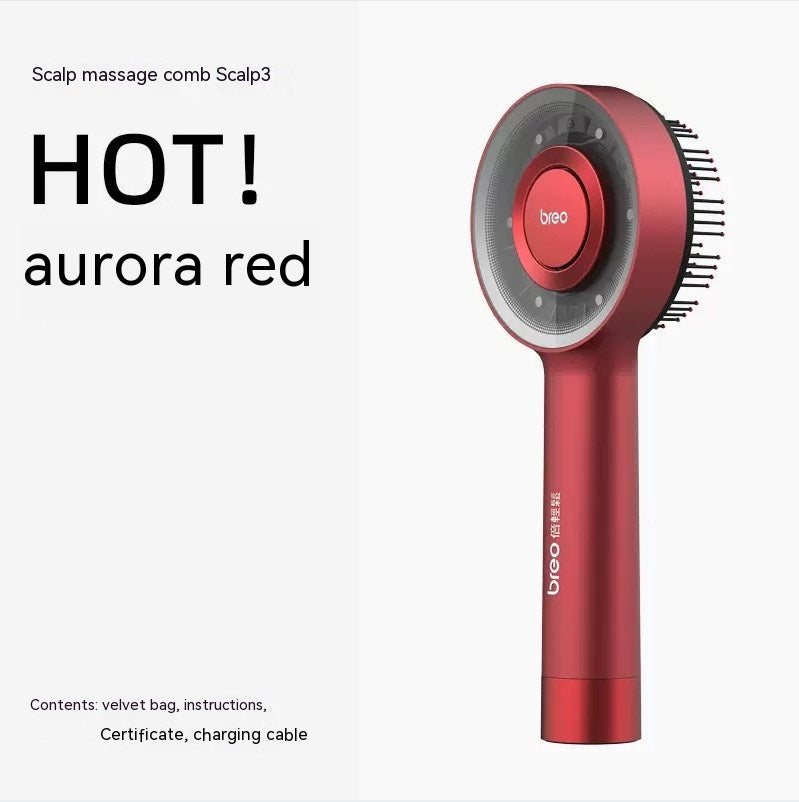 Infrared Hair Brush for Enhanced Essence Absorption - Hair Growth Device