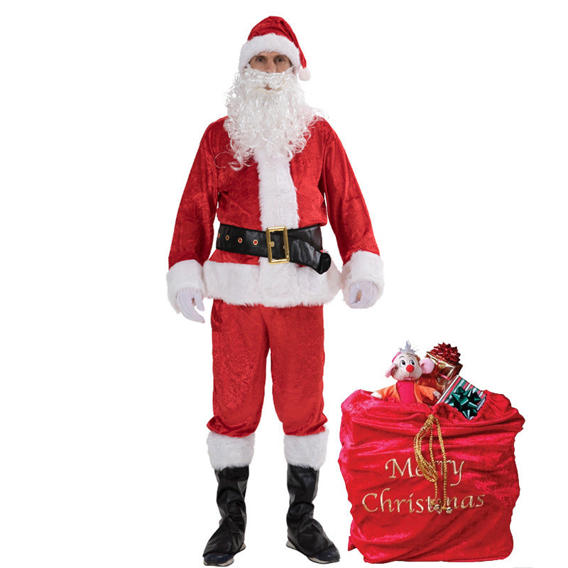 Premium Santa Claus Costume Suit – Complete Holiday Outfit for Men/Women