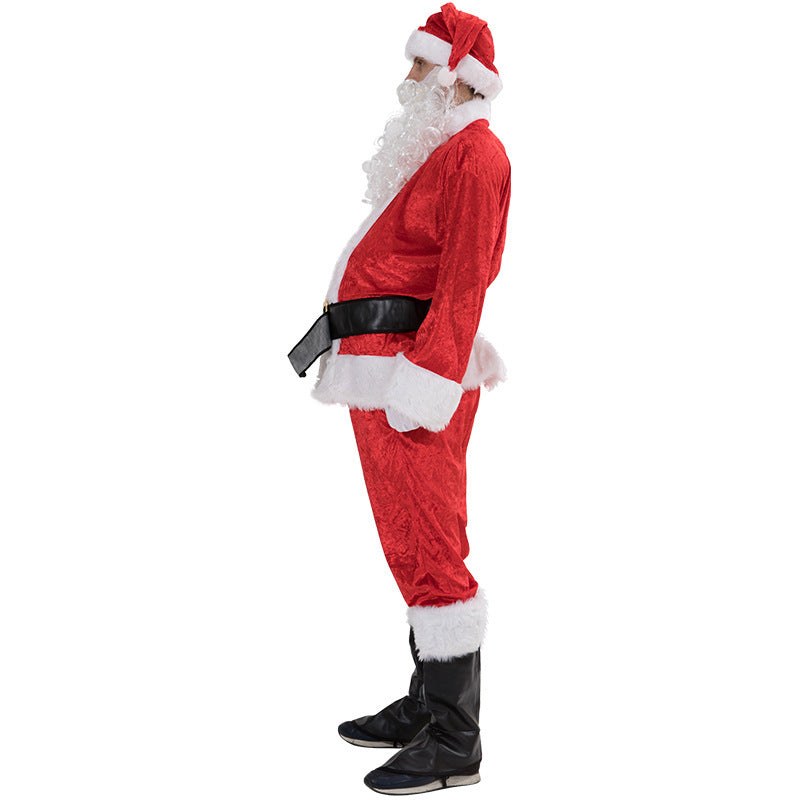 Premium Santa Claus Costume Suit – Complete Holiday Outfit for Men/Women