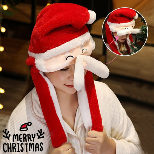 Movable Christmas Hat | Cute Santa, Snowman & Elk Winter Cap