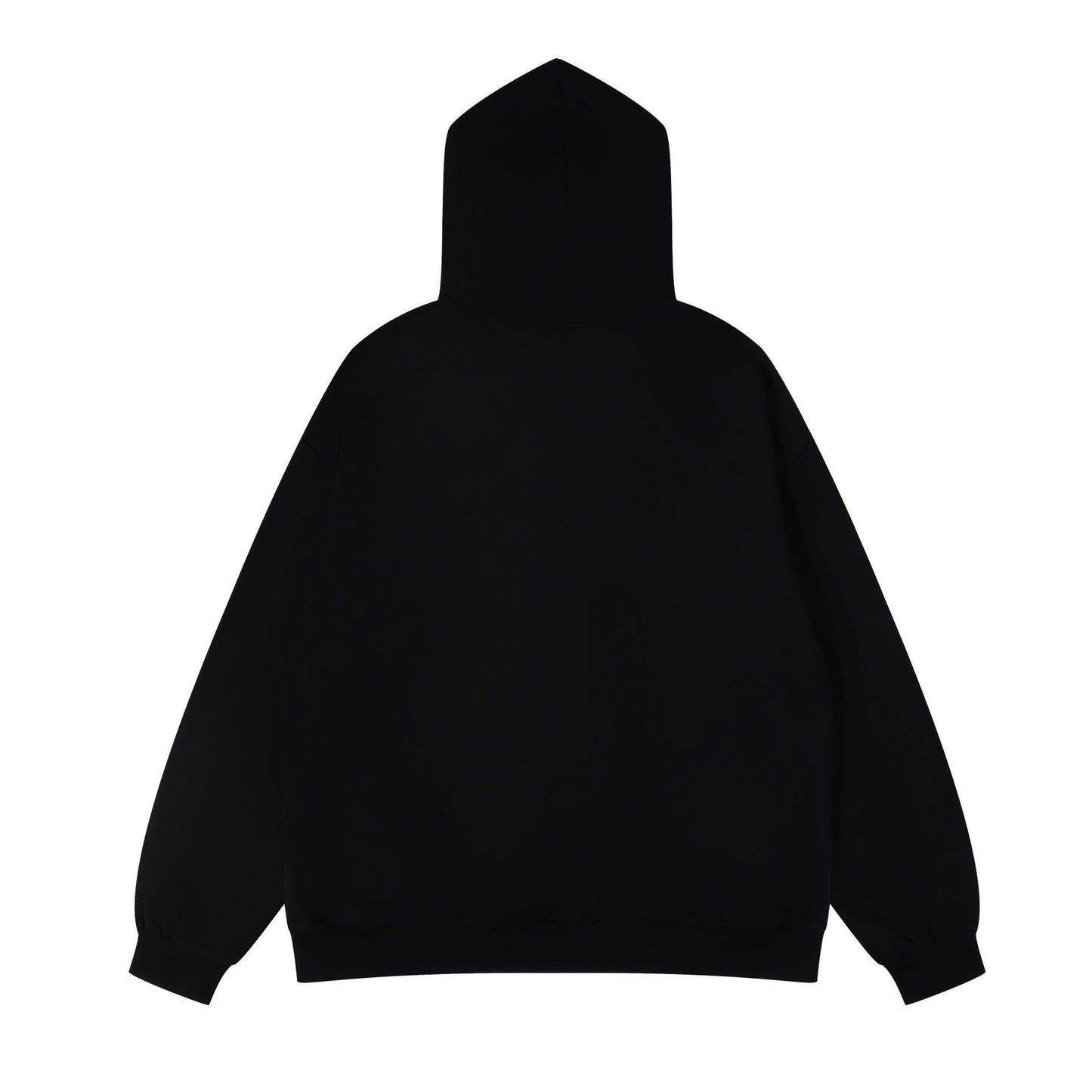 Street Klein Blue Print Hooded Sweatshirt For Men