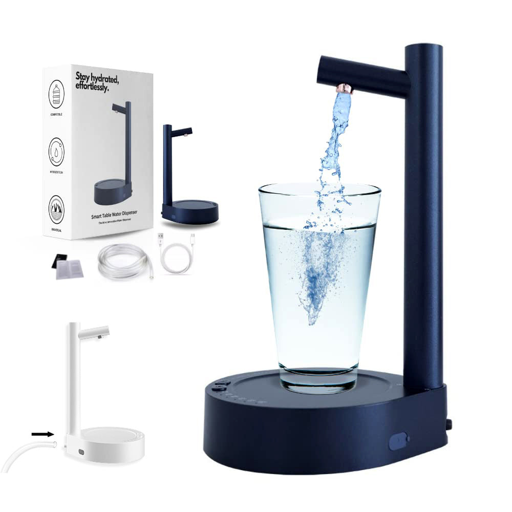 Electric Desk Water Dispenser | Rechargeable Automatic Gallon Bottle Pump