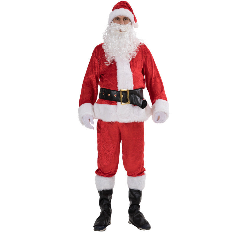 Premium Santa Claus Costume Suit – Complete Holiday Outfit for Men/Women